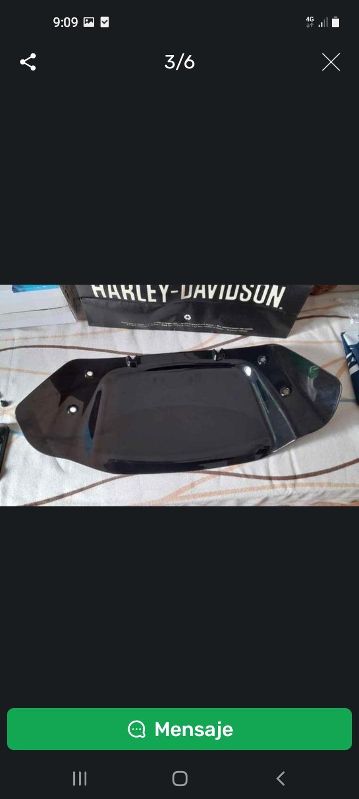 Foto 2 de Parabrisas harley davidson street glide 