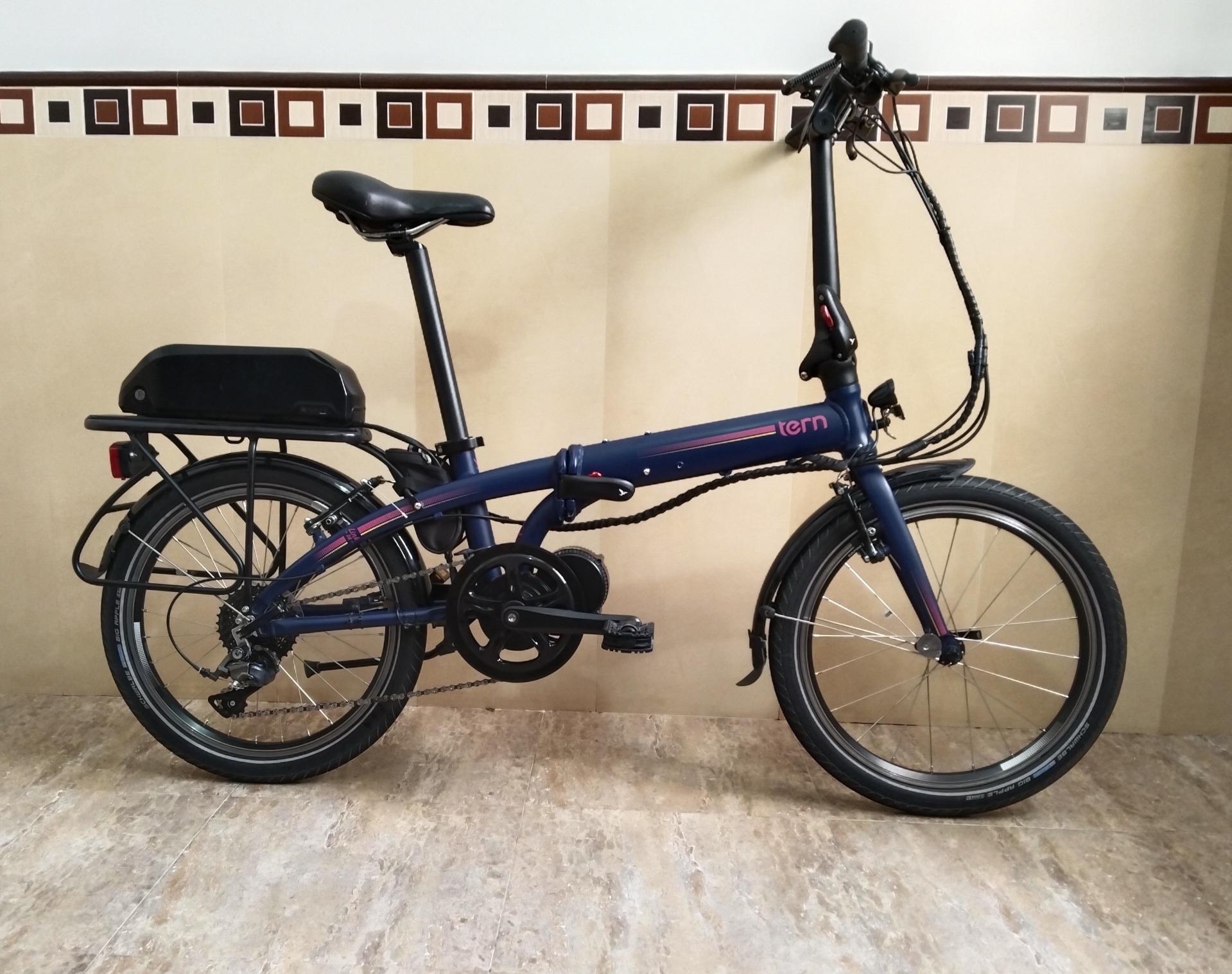 Foto de Cambio Bicicleta tern link D8 con Kit de conversión electrónica por scooter de 300 .